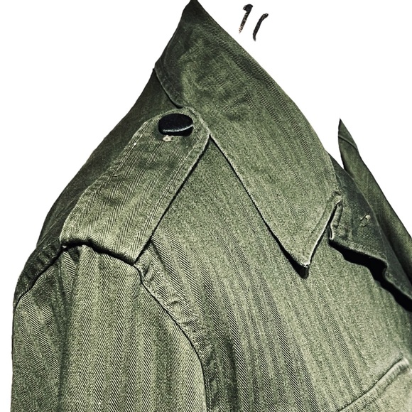 Harvey Faircloth Barneys NY Boho Military Jacket Size Small 100% Cotton - Picture 8 of 15